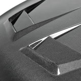 Seibon 15-20 Volkswagen Golf MK7 DV-Style Carbon Fiber Hood - HD12VWG7-DV