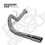 Diamond Eye KIT 4in DPF-BACK SGL AL 07.5-10 CHEVY 6 6L 2500/3500 PCKGD BX46X14X14OD EL-PL - K4130A