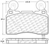 StopTech Performance Front Brake Pads 10-14 Chevy Camaro - 309.14740