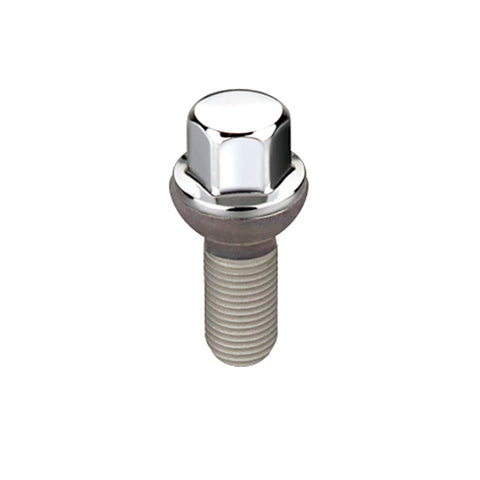 McGard Hex Lug Bolt (Radius Seat) M14X1.5 / 17mm Hex / 26.3mm Shank Length (Box of 50) - Chrome - 69818