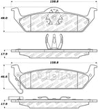 StopTech Street Select Brake Pads - Front - 305.10120