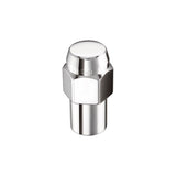 McGard Hex Lug Nut (Reg. Shank - .746in.) M12X1.5 / 13/16 Hex / 1.65in. Length (4-Pack) - Chrome - 61002