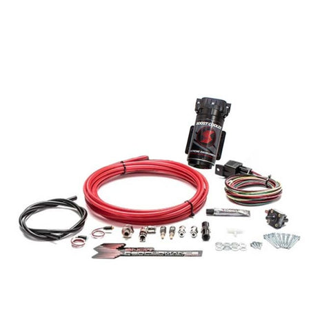 Snow Performance Stg 1 Bst Cooler TD Water Inj Kit (Incl Red Hi-Temp Tubing/Quick Fittings) w/o Tank - SNO-301-T