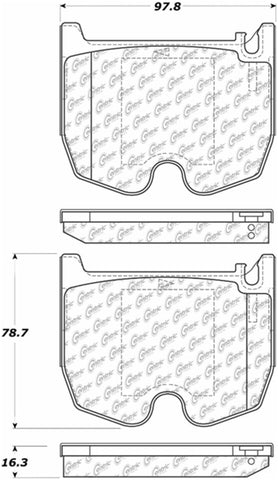 StopTech Performance Brake Pads - 309.09830