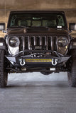 DV8 Offroad 07-23 Jeep Wrangler JK/JL & Gladiator JT FS-1 Series Stubby Front Bumper - FBJL-11