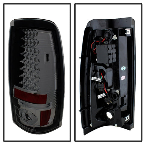 Spyder Chevy Silverado 1500 03-06 (Does Not Fit Stepside)LED Tail Lights Smke ALT-YD-CS03-LED-SM - 5001764