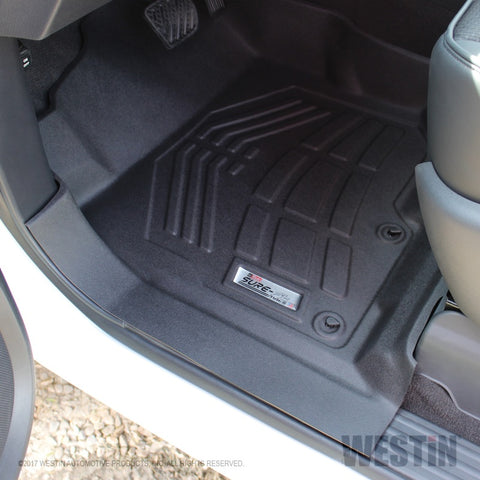 Westin 2016-2017 Nissan Titan / Titan XD Wade Sure-Fit Floor Liners Front - Black - 72-110099