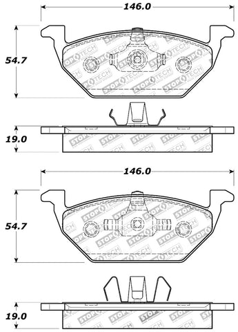 StopTech Performance Brake Pads - 309.07680