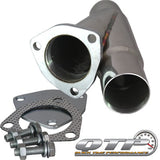 QTP 2.25in Weld-On QTEC Exhaust Cutout Y-Pipe - 10225