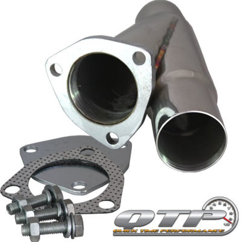 QTP 2.25in Weld-On QTEC Exhaust Cutout Y-Pipe - 10225