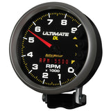 Autometer 5 inch Ultimate DL Playback Tachometer 9000 RPM - Black - 6896