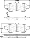 StopTech Street Brake Pads - 308.11010