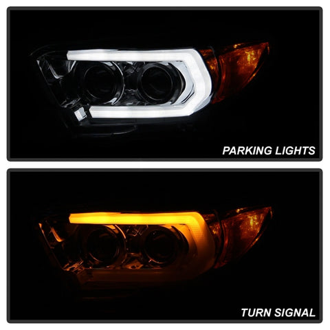 Spyder Signature Toyota Tacoma 16-18 TRD Model Projector Headlights-Chrome (PRO-YD-TT16V1-SEQ-C) - 5086570