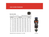 Grams Performance Nissan R32/R34/RB26DETT (Top Feed Only 11mm) 1000cc Fuel Injectors (Set of 6) - G2-1000-0704