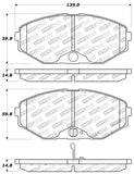 StopTech Performance Brake Pads - 309.05870