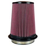 Injen Oiled Air Filter 5.0in Flange ID / 7.0in Twist Lock Base / 7.9in Media Height / 5.0in Top - X-1107-BR