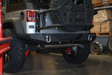 DV8 Offroad 07-18 Jeep Wrangler JK Rear Bumper Full Length - RBSTTB-09