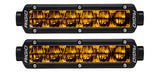 Rigid Industries 6in SR-Series Pro Dot / SAE Fog Lights (Pair) - Selective Yellow - 906704