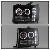 Spyder GMC Sierra 1500/GMC Sierra Denali 08-13 Projector LED Halo- LED Blk PRO-YD-GS07-HL-BK - 5010605