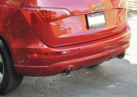 AWE Tuning Audi 8R Q5 3.2L Non-Resonated Exhaust System (Downpipe-Back) - Diamond Black Tips - 3020-33022