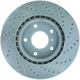 StopTech Select Sport Nissan Slotted and Drilled Right Front Rotor - 227.42074R