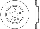 StopTech Sport Cross Drilled Brake Rotor - Front Left - 128.62127R