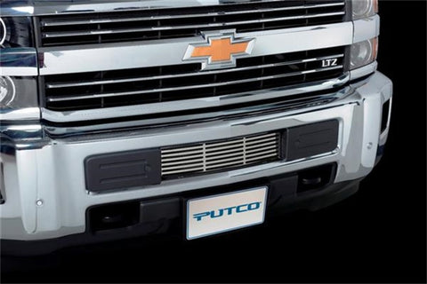 Putco 15-19 Chevy Silv HD - Stainless Steel - Bar Design Bumper Grille Inserts - 86195