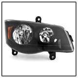 xTune 11-17 Dodge Grand Caravan OEM Style Headlights - Black (HD-JH-CHRTC08-AM-BK) - 9042492