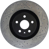 StopTech Drilled & Slotted Left Sport Brake Rotor for 2009 Cadillac CTS-V - 127.62128L