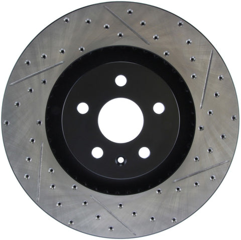 StopTech Drilled & Slotted Left Sport Brake Rotor for 2009 Cadillac CTS-V - 127.62128L