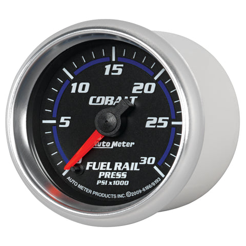 Autometer Cobalt 52mm 0-30,000 PSI F/S Electronic Diesel Fuel Rail Pressure Gauge (Cummins 5.9L) - 6186