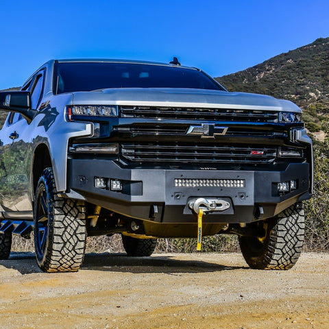 Westin 19-21 Chevrolet Silverado 1500 (Excl. Diesel & LD) Pro-Series Front Bumper - Textured Black - 58-411215