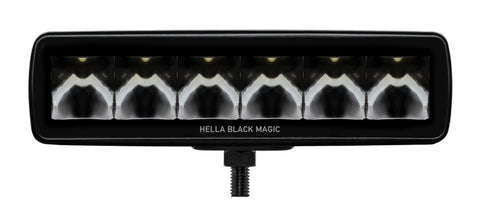 Hella Universal Black Magic 6 L.E.D. Mini Light Bar - Spot Beam - 358176211