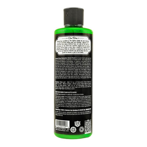 Chemical Guys Honeydew Snow Foam Auto Wash Cleansing Shampoo - 16oz - CWS_110_16