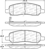 StopTech Street Brake Pads - 308.11720