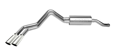 Gibson 99-06 Chevrolet Silverado 1500 LS 4.3L 2.5in Cat-Back Dual Sport Exhaust - Stainless - 65300