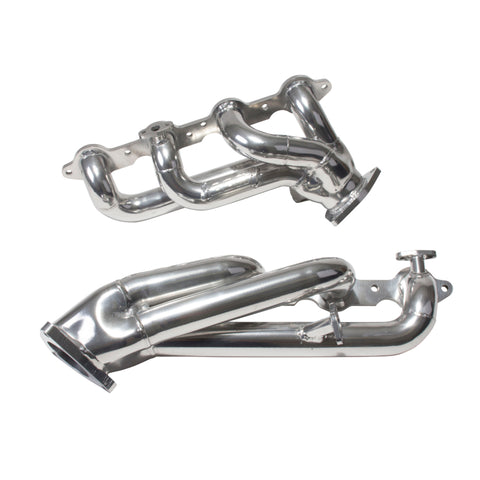 BBK 99-04 GM Truck SUV 4.8 5.3 Shorty Tuned Length Exhaust Headers - 1-3/4 Silver Ceramic - 40050