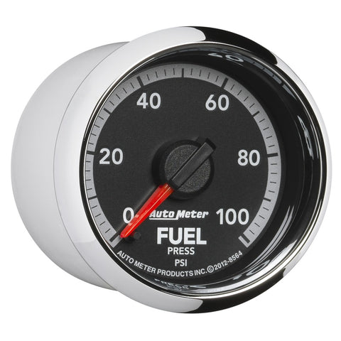 Autometer Factory Match 2 1/6in Full Sweep Electronic 0-100 PSI Fuel Pressure Gauge Dodge Ram Gen 4 - 8564