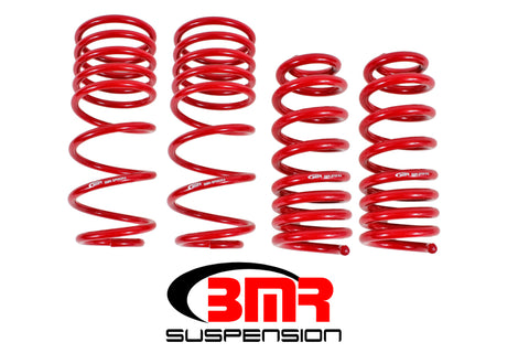 BMR 93-02 F-Body Handling Version Lowering Spring Kit (Set Of 4) - Red - SP090R