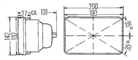 Hella Headlamp Insert Esh Fapo 1Ae - 003427021