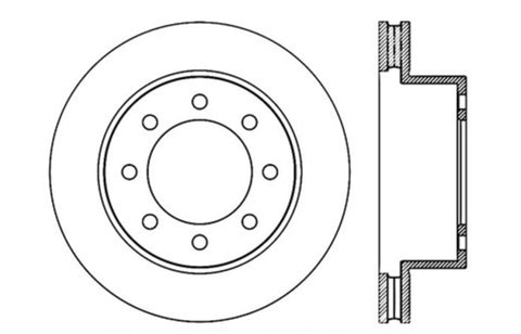 StopTech Drilled Sport Brake Rotor - 128.67061L