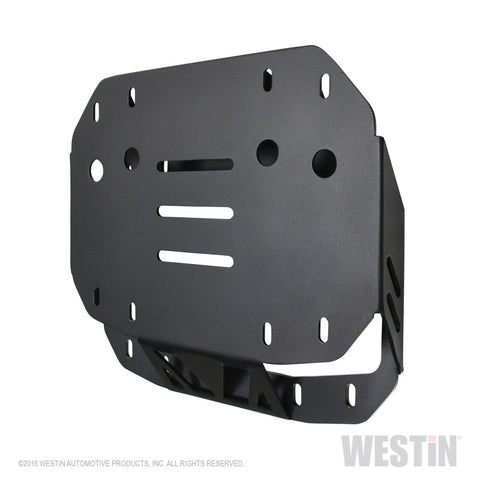 Westin 18-19 Jeep Wrangler JL WJ2 Spare Tire Relocator - Textured Black - 59-89005