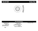 StopTech Drilled Sport Brake Rotor - 128.44158R