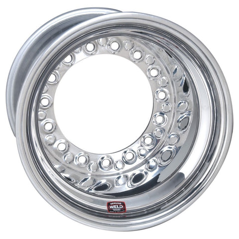 Weld Wide 5 XL Direct Mount 15x14 / 5x10.25 BP / 5in. BS Polished Assembly - Inner Beadlock - 559-5435