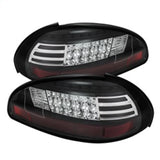 Spyder Pontiac Grand Prix 97-03 LED Tail Lights Black ALT-YD-PGP97-LED-BK - 5007148