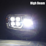 AlphaRex 05-11 Toyota Tacoma NOVA LED Projector Headlights Plank Style Chrome w/Activation Light/DRL - 880743