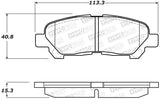 StopTech Street Brake Pads - Front - 308.13250