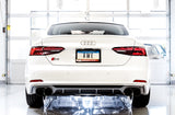 AWE Tuning Audi B9 S4 Track Edition Exhaust - Non-Resonated (Black 102mm Tips) - 3010-43048