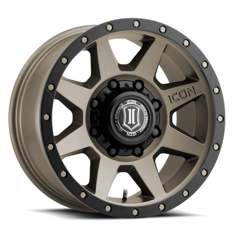 ICON Rebound HD 18x9 8x180 12mm Offset 5.5in BS 124.2mm Bore Bronze Wheel - 1818908955BR