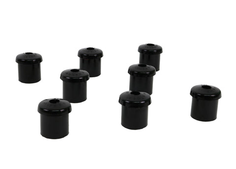 Whiteline 10/65-73 Ford Mustang Rear Spring Eye Rear and Shackle Bushings (35mm OD/12.6mm ID) - W72364